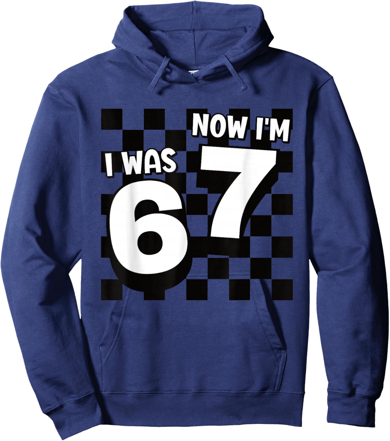 Ich war 6 Jetzt Bin ich 7 Jahre alt Hoodie - Hoodie | Navy