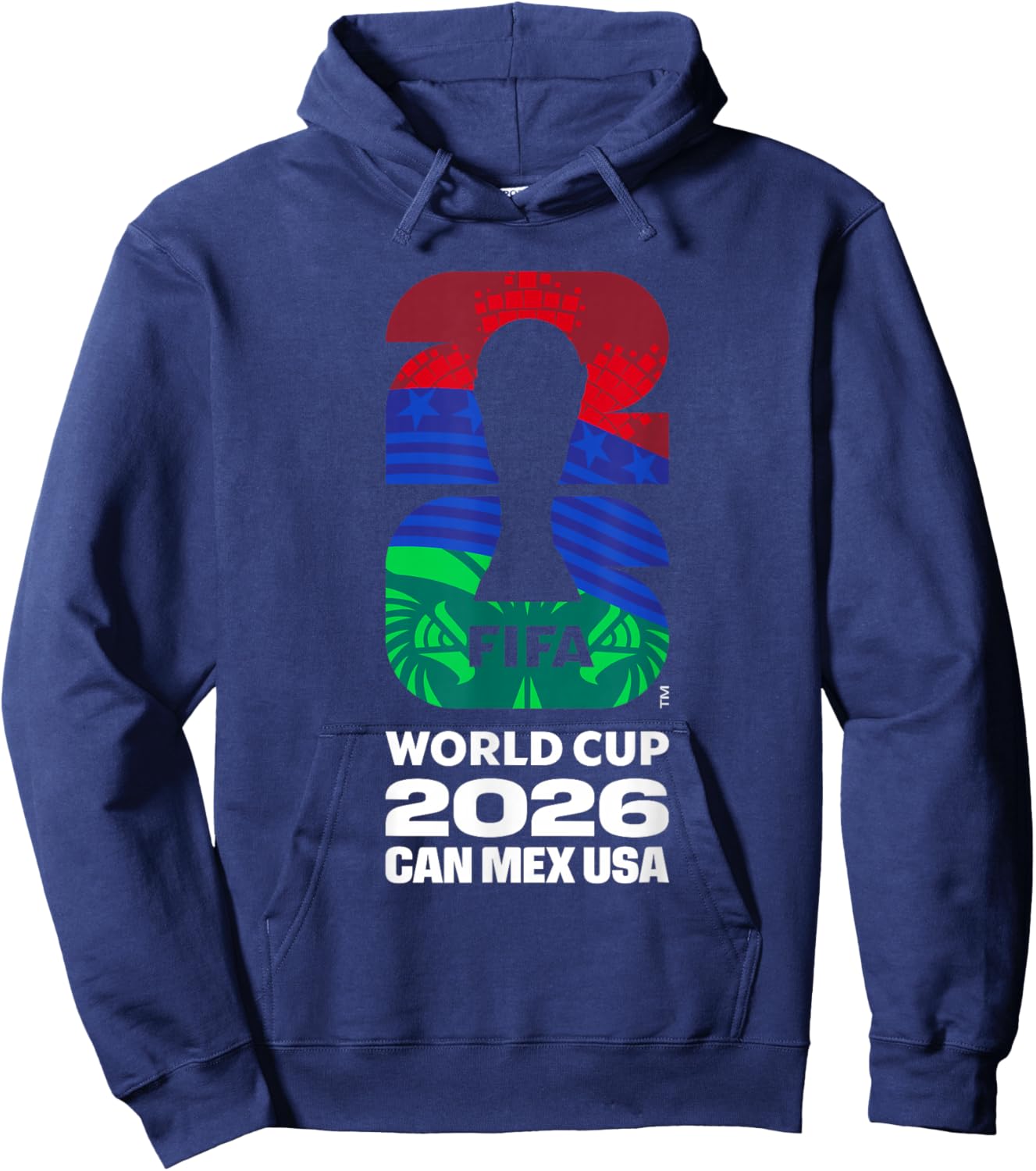 FIFA World CUP26 FIFA Host Country Logo Flags Hoodie - Hoodie | Navy