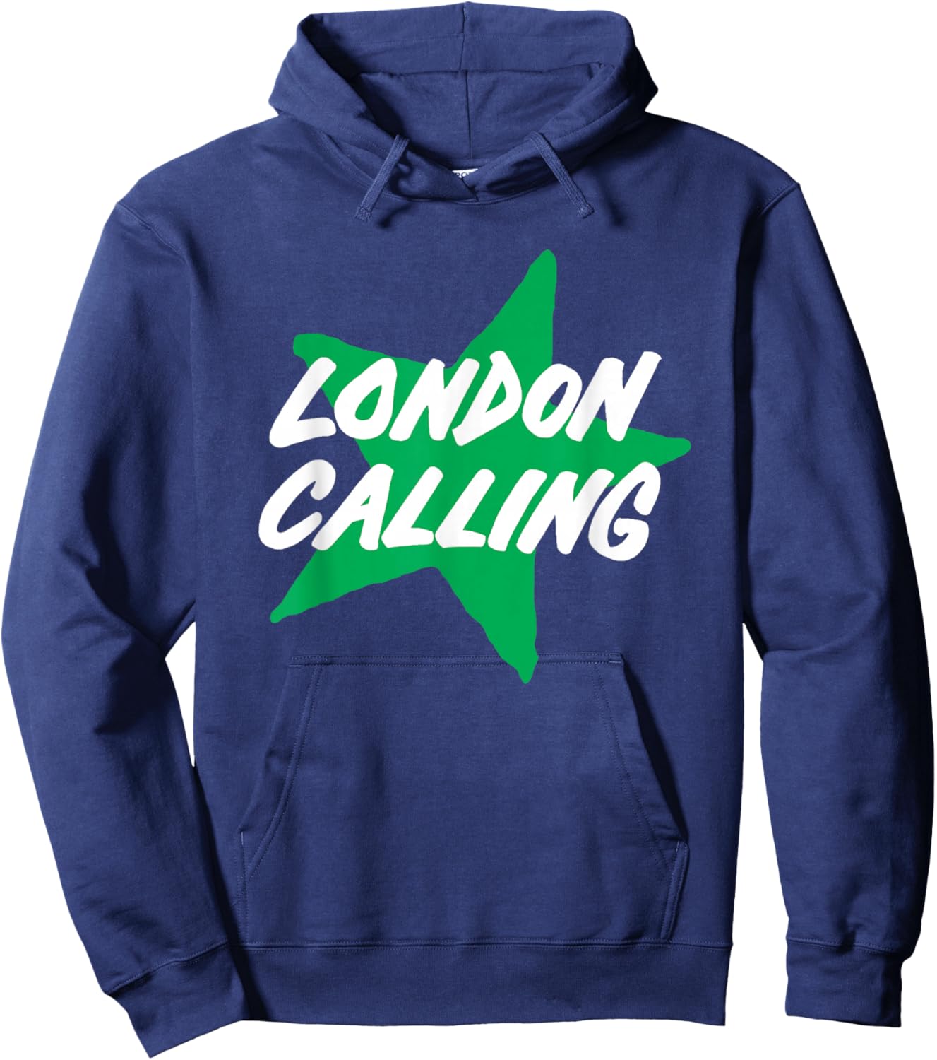 Logo The Clash London Calling Star Hoodie - Hoodie | Navy