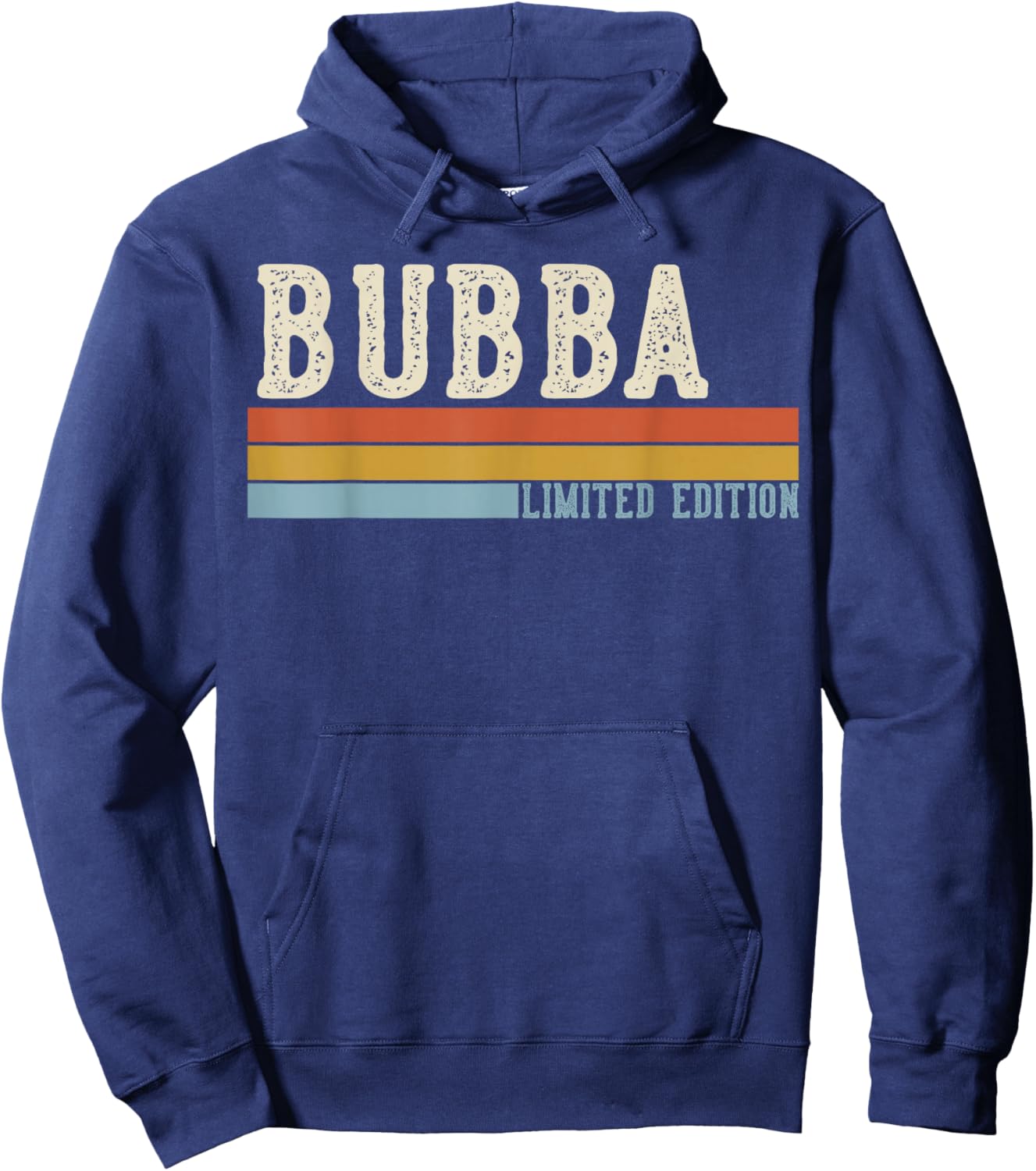 Bubba Vintage Grandpa Retro Fathers Day Hoodie - Hoodie | Navy