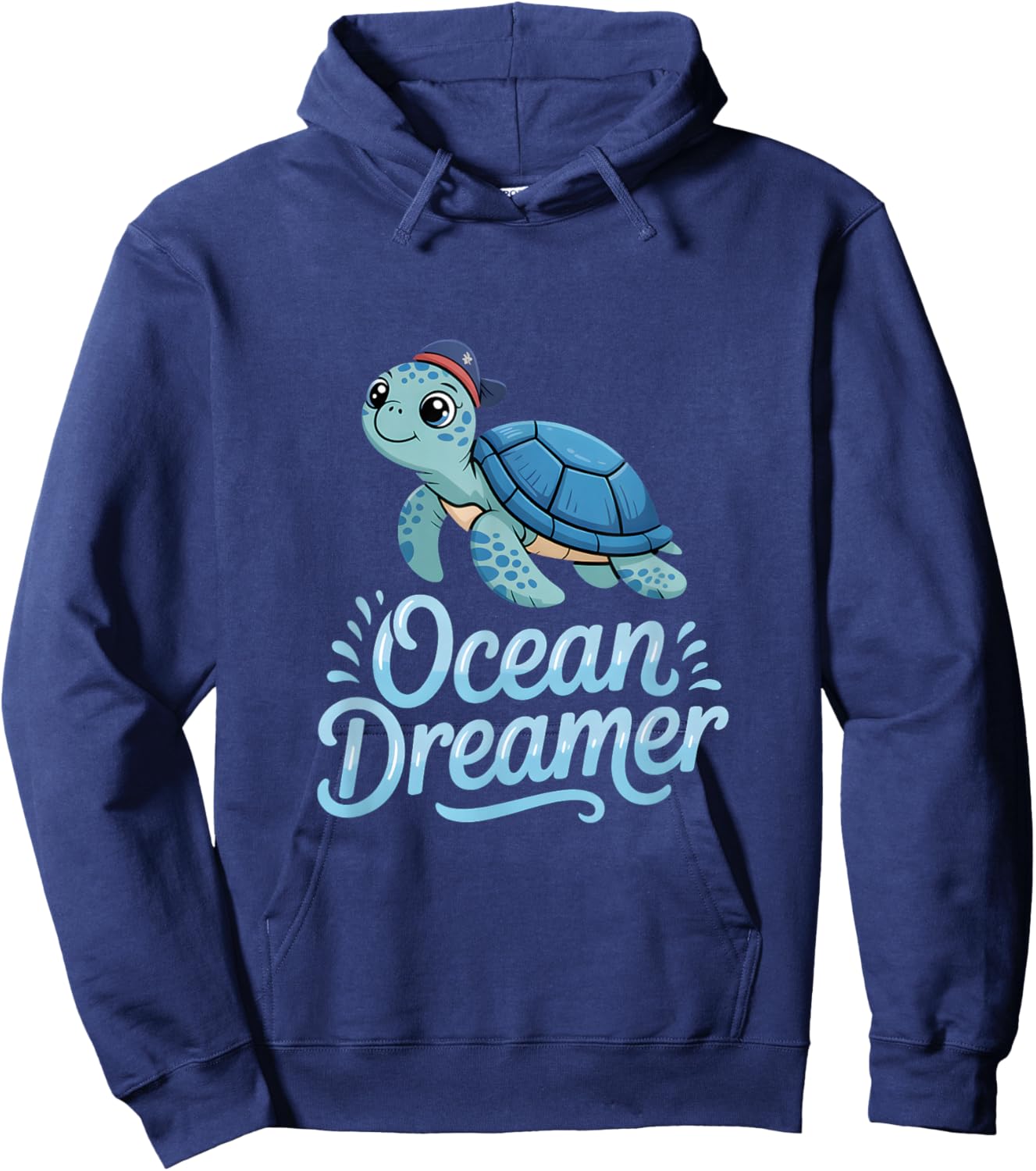 Schildkröte Ocean Dreamer Motiv Maritim Hoodie - Hoodie | Navy