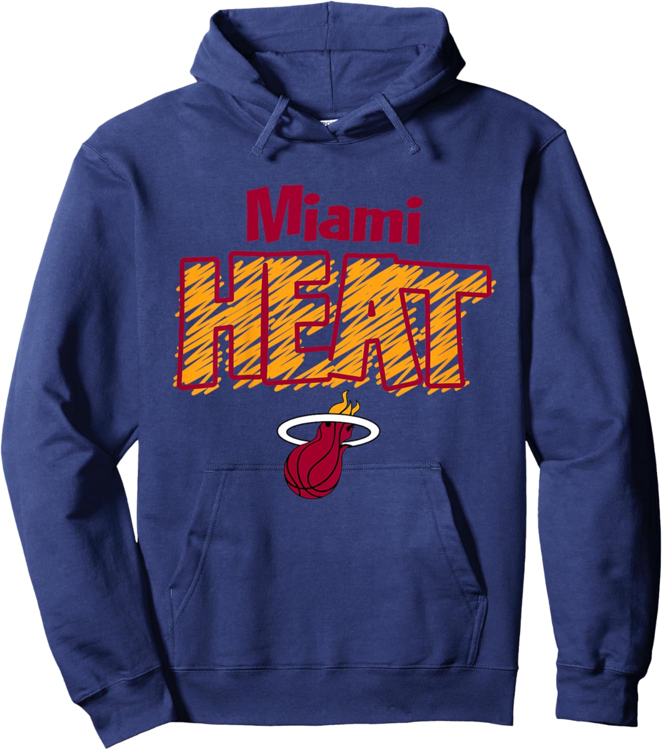 Enfant NBA - Miami Heat Team Scribble Jeunesse Hoodie - Hoodie | Navy