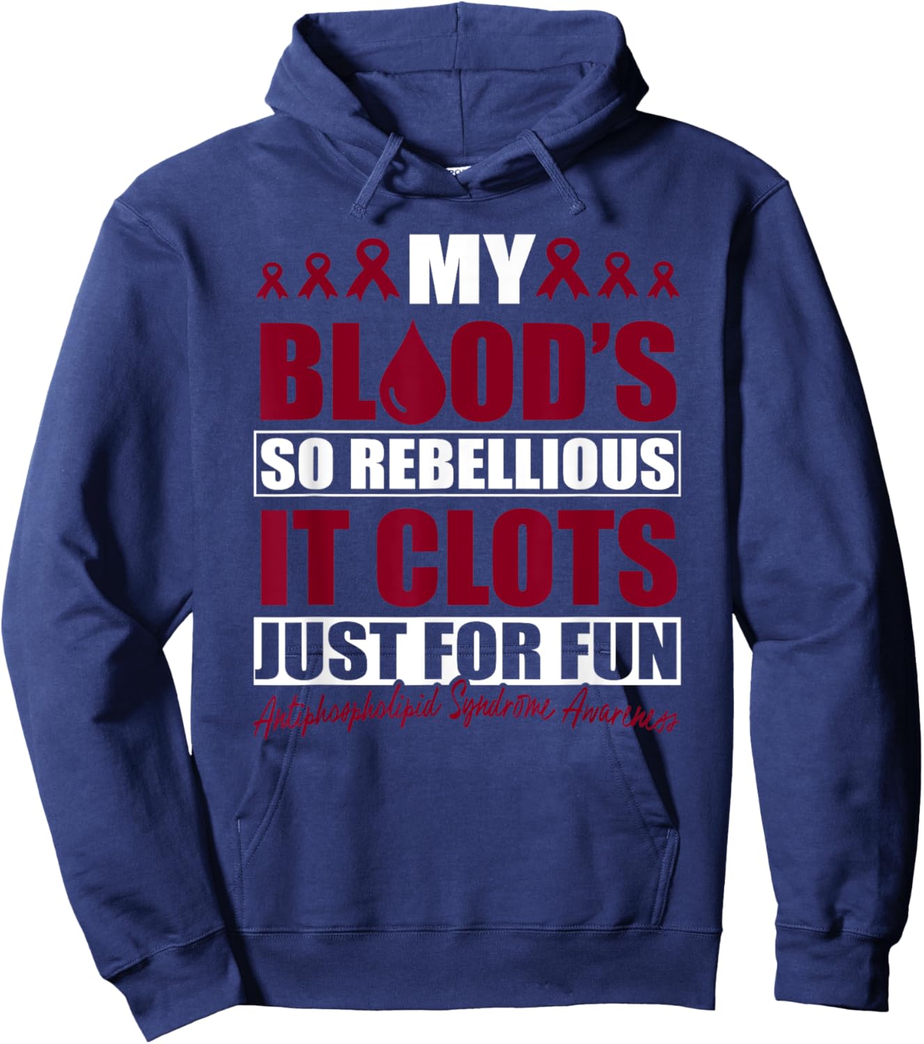 Antiphospholipid Syndrome Hoodie - Hoodie | Navy