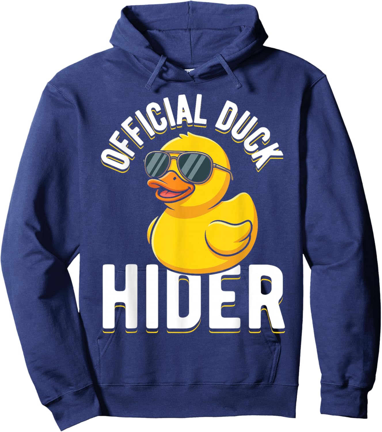 Rubber Duck Funny Cruise Official Duck Hider Hoodie - Hoodie | Navy