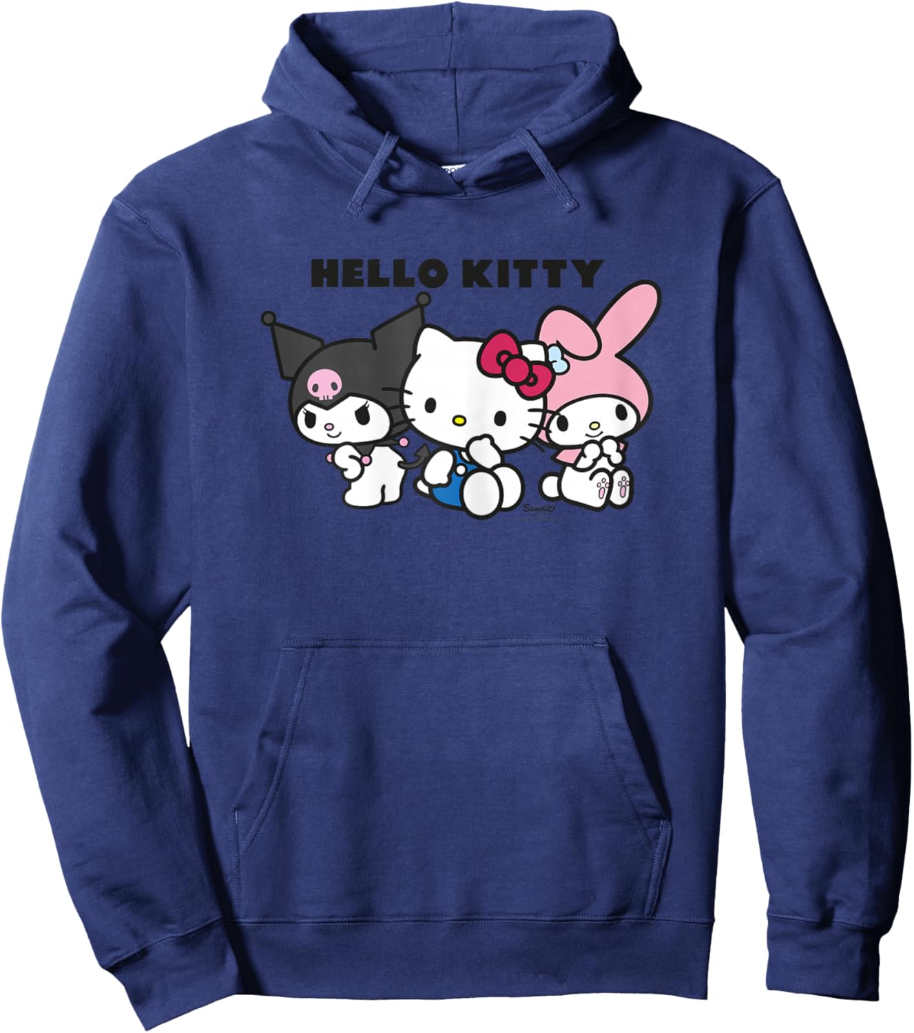 Hello Kitty Friends My Melody Kuromi Hoodie - Hoodie | Navy