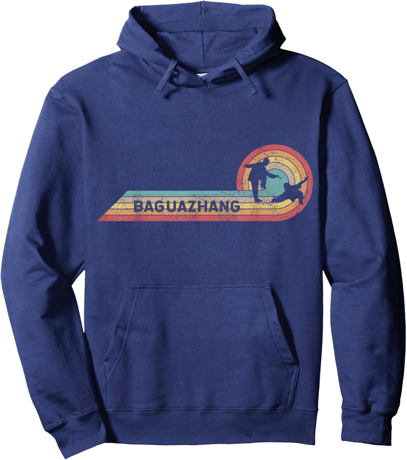Retro Baguazhang Vintage Player Film Strip Hoodie - Hoodie | Navy