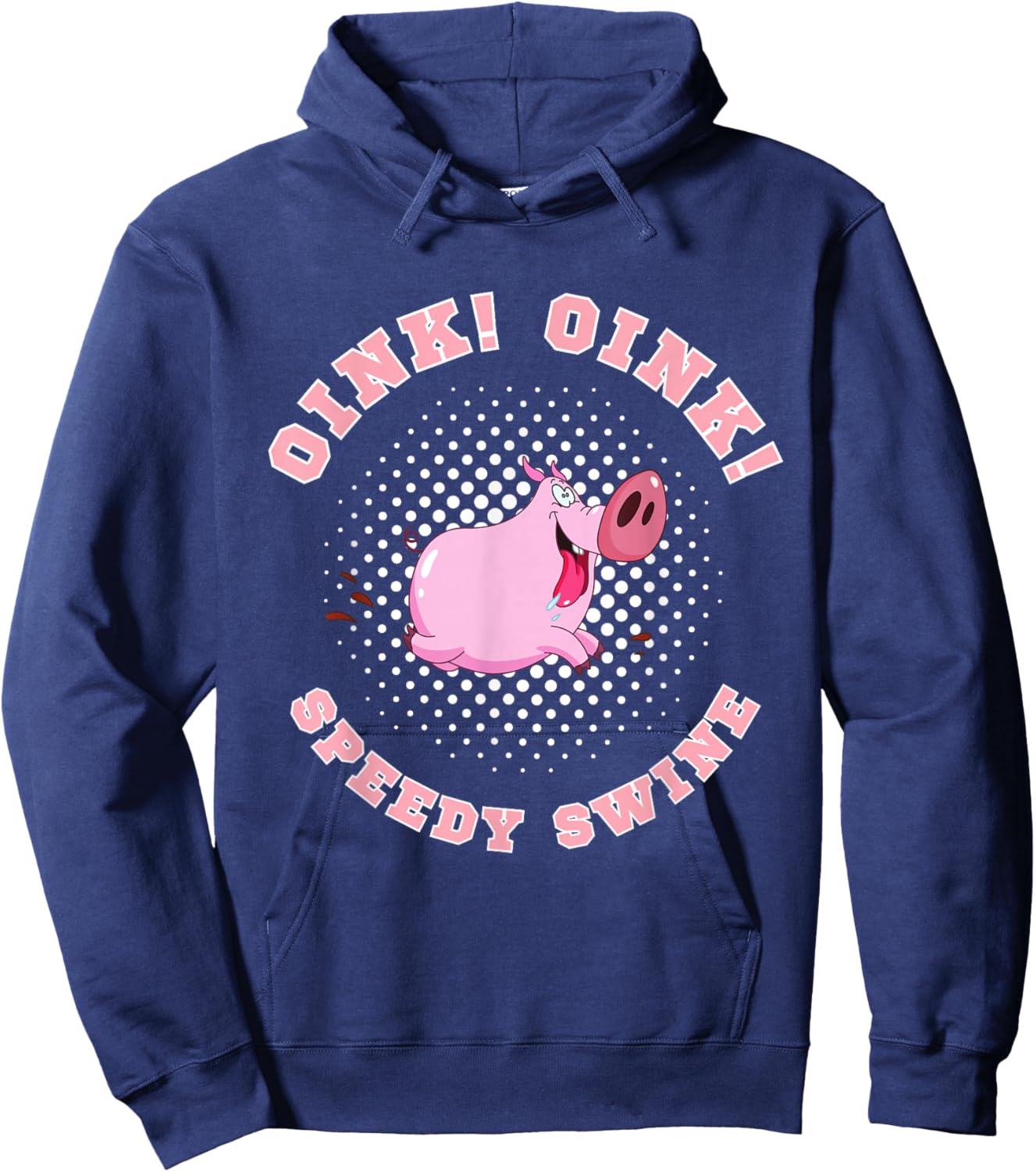 PIG Race Team Pig Running Team funny Pic Racing Hoodie - Hoodie | Navy