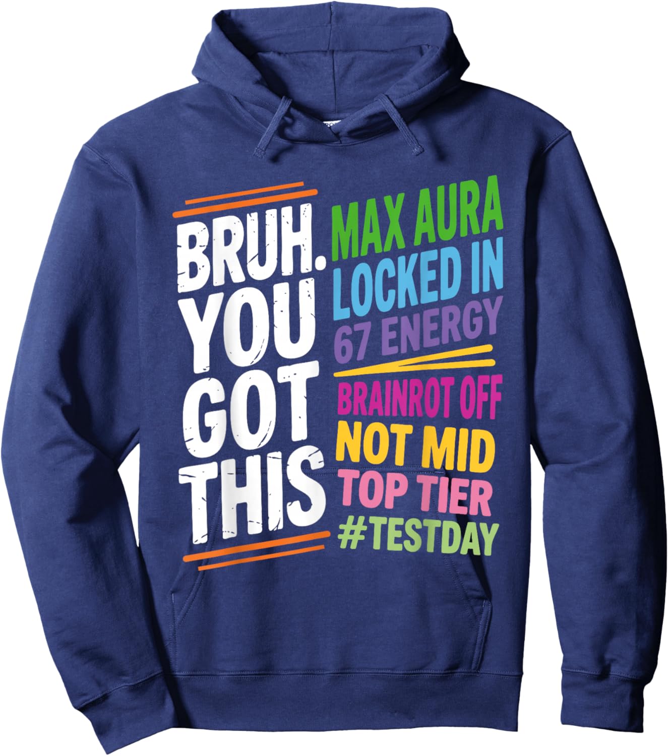 Exam Day Teacher Hoodie - Hoodie | Navy