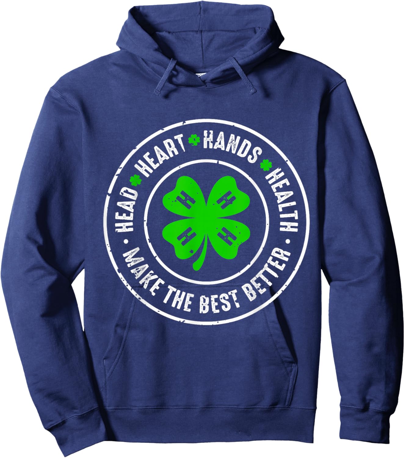 4H Make The Best Better 4-H Mom Era Hoodie - Hoodie | Navy