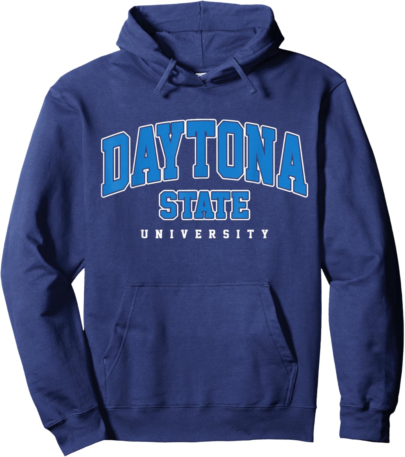 Daytona Classic Varsity Arch Collegiate Women Hoodie - Hoodie | Navy