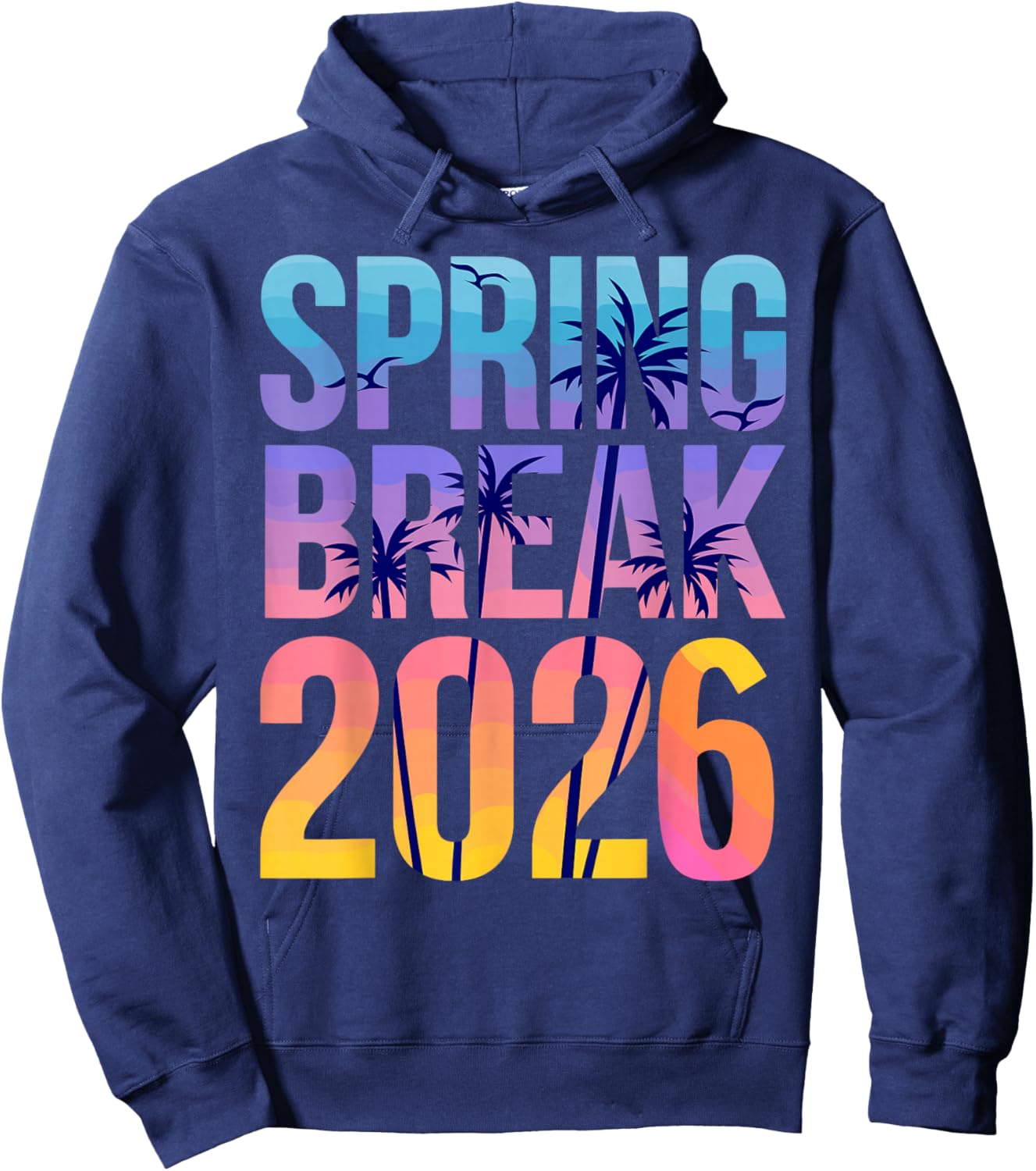 Vacation Beach Family Friend Trip Hoodie - Hoodie | Navy