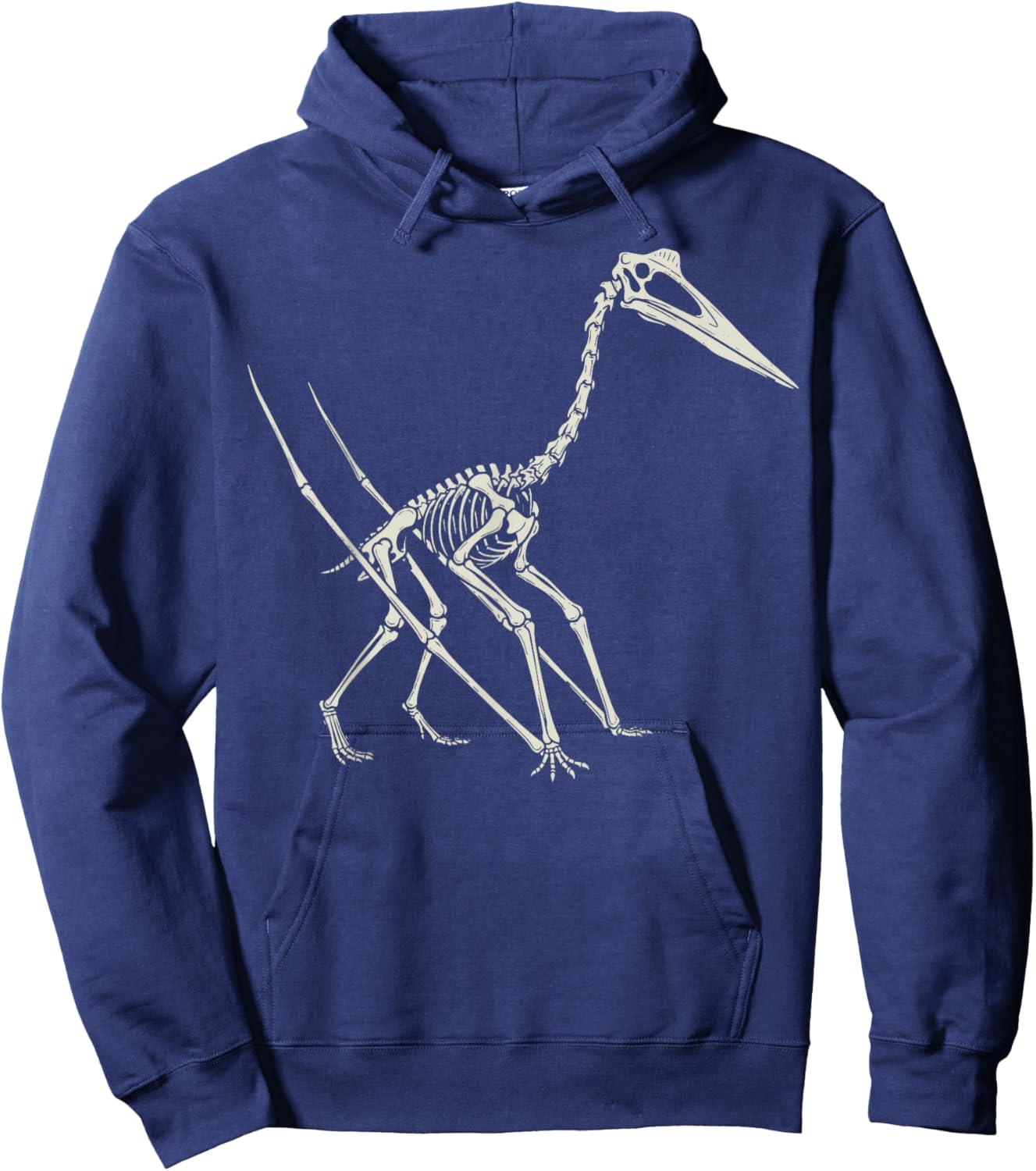 Quetzalcoatlus Skeleton Paleontology Hoodie - Hoodie | Navy