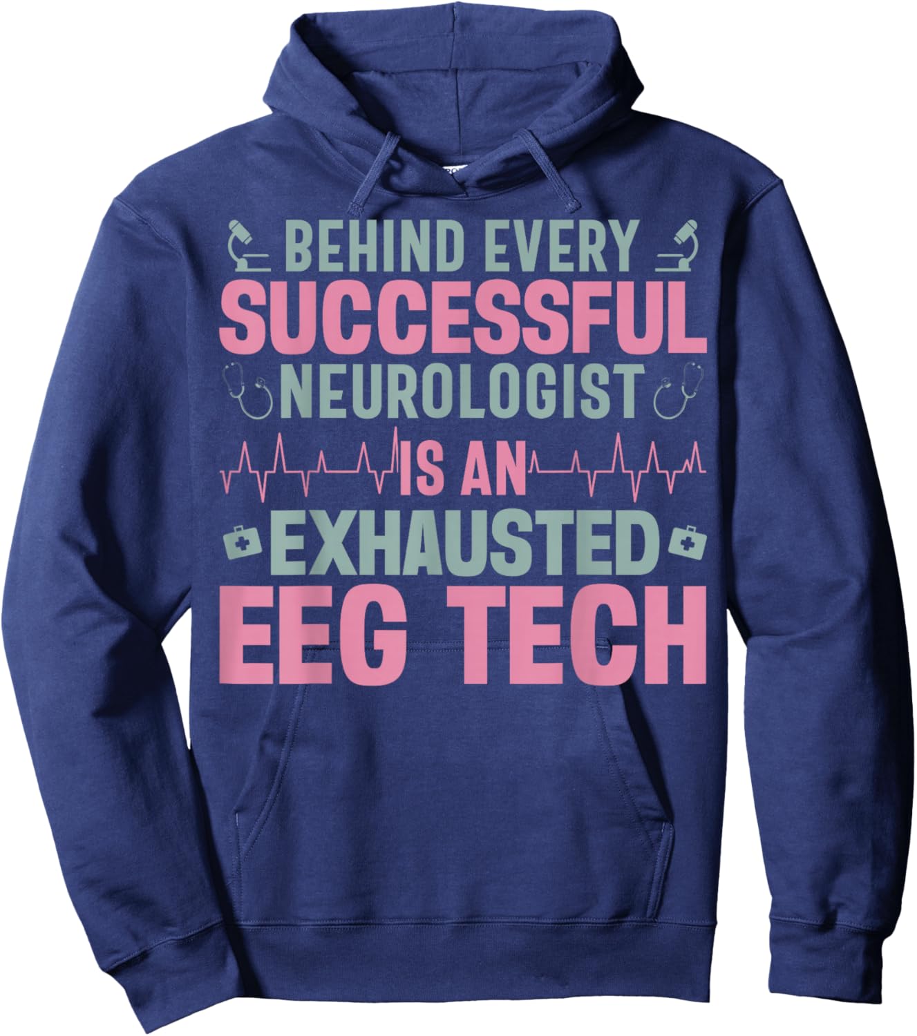 EEG Technician Hoodie - Hoodie | Navy