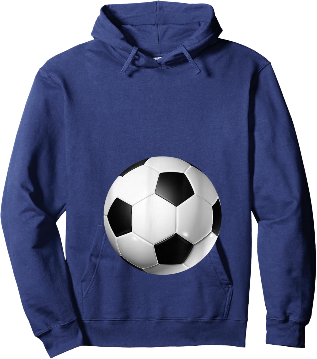 Football Baby Bump Pregnancy Hoodie - Hoodie | Navy