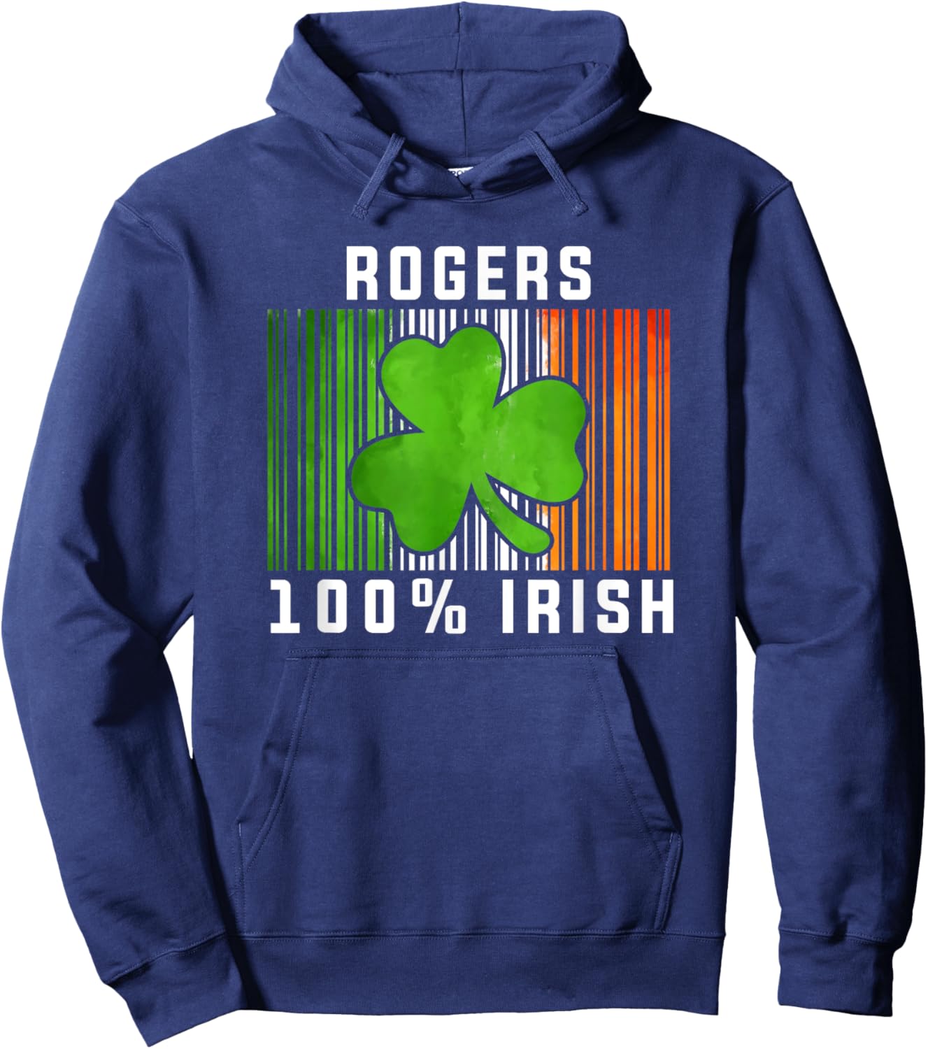 Rogers Irish Family Name Hoodie - Hoodie | Navy