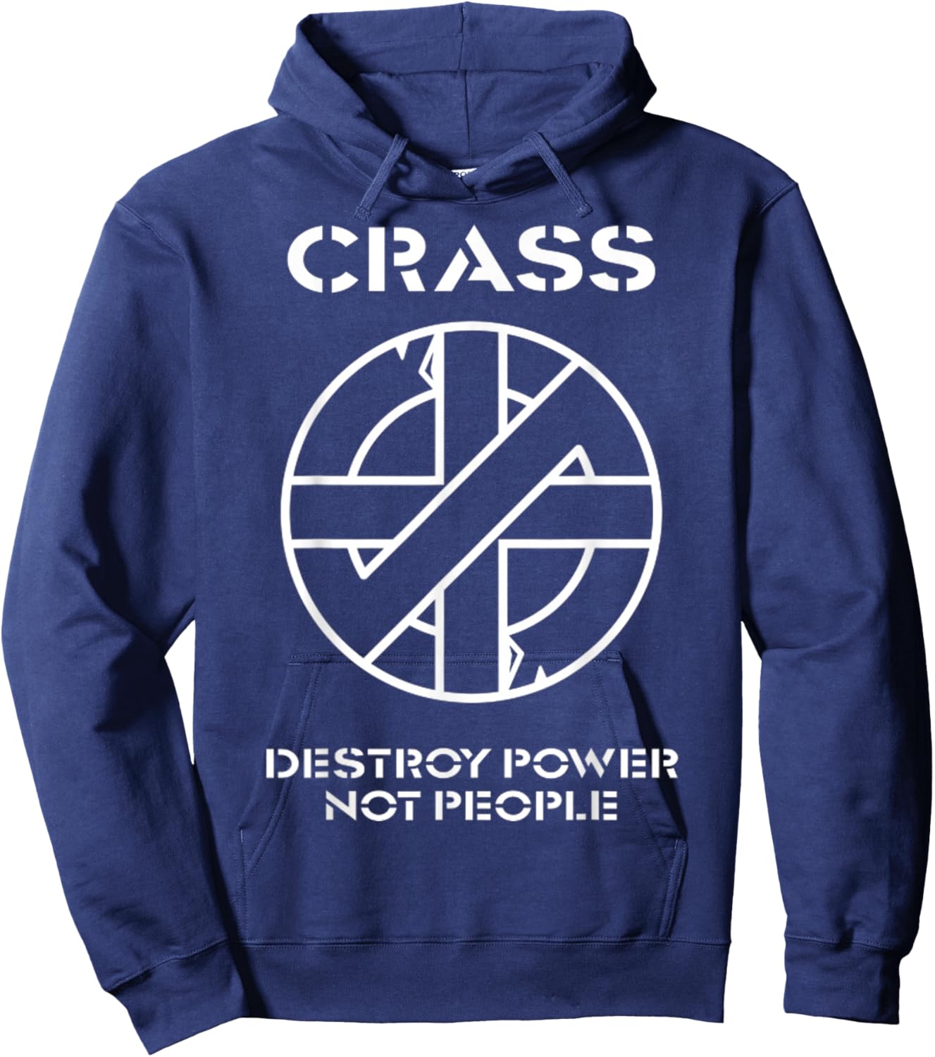 Vintage Destroy Power Not People Gifts Women Hoodie - Hoodie | Navy