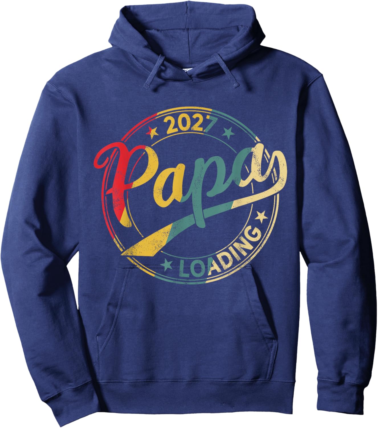 Papa 2027 Chargement en Attente de Papa 2027 Hoodie - Hoodie | Navy