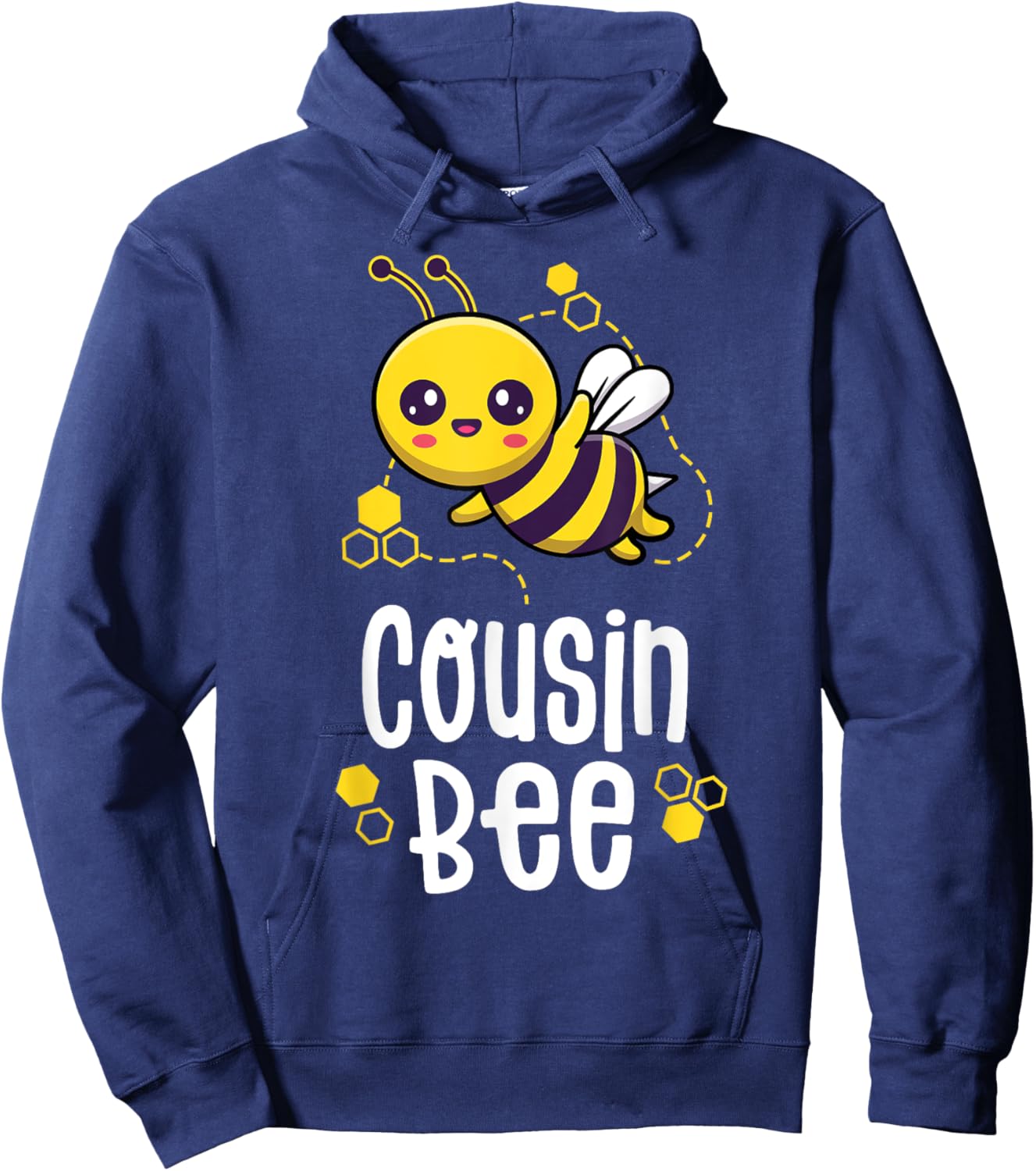 Cousin Bee Family Matching Birthday Outfit Hoodie - Hoodie | Navy