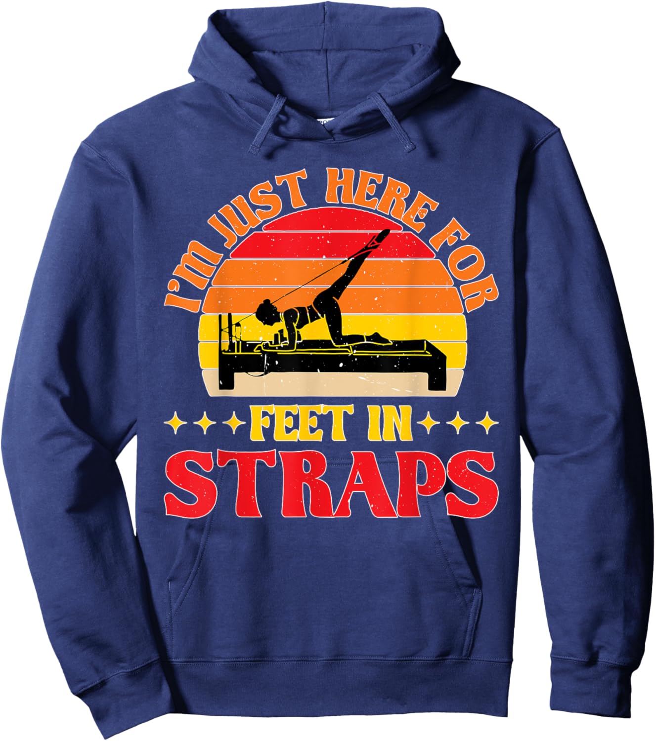 I'm Just Here For Feet In Straps Hoodie - Hoodie | Navy