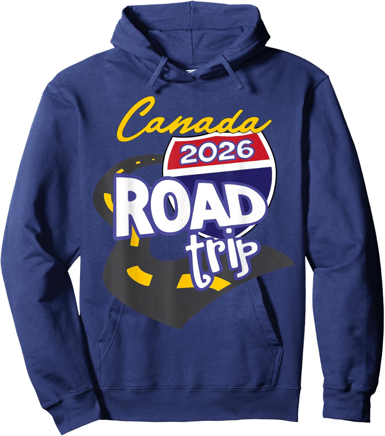 Voyage en Voiture au Canada 2026 Hoodie - Hoodie | Navy