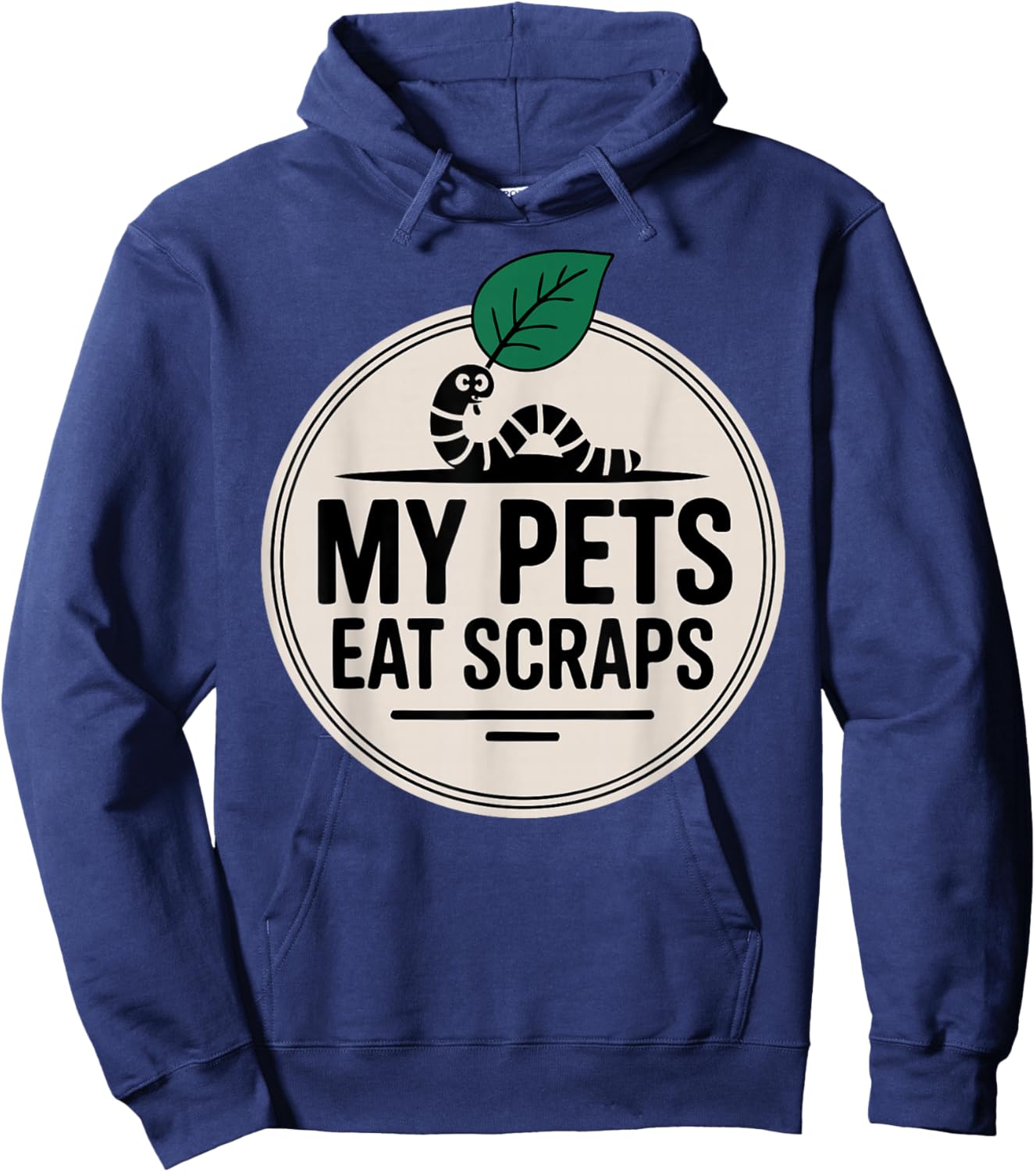 Funny Worm Composter Vermicomposting Earthworms Hoodie - Hoodie | Navy
