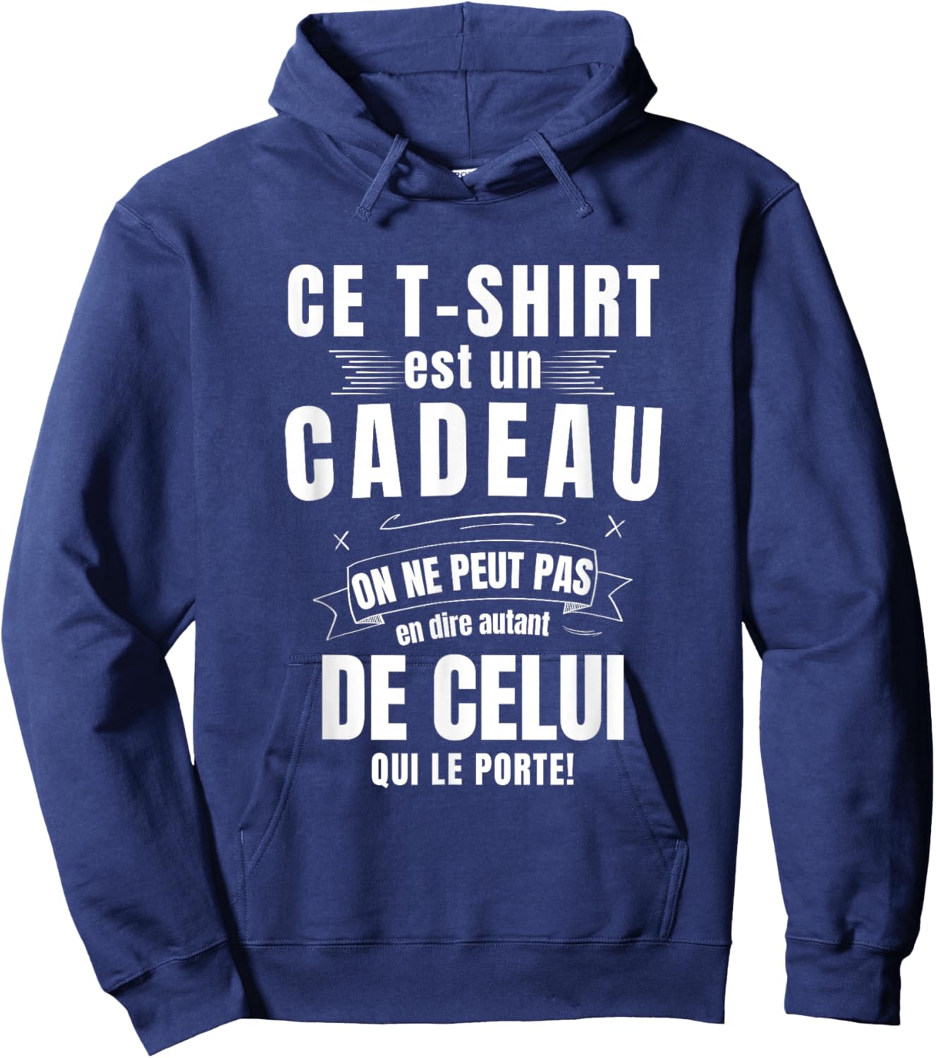 Men's Is A Gift Not The One Who Wears It Humour Hoodie - Hoodie | Navy