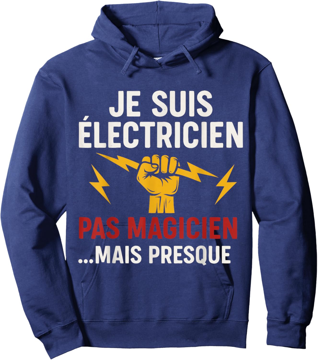 I'm Electrician, Not Magician Hoodie - Hoodie | Navy
