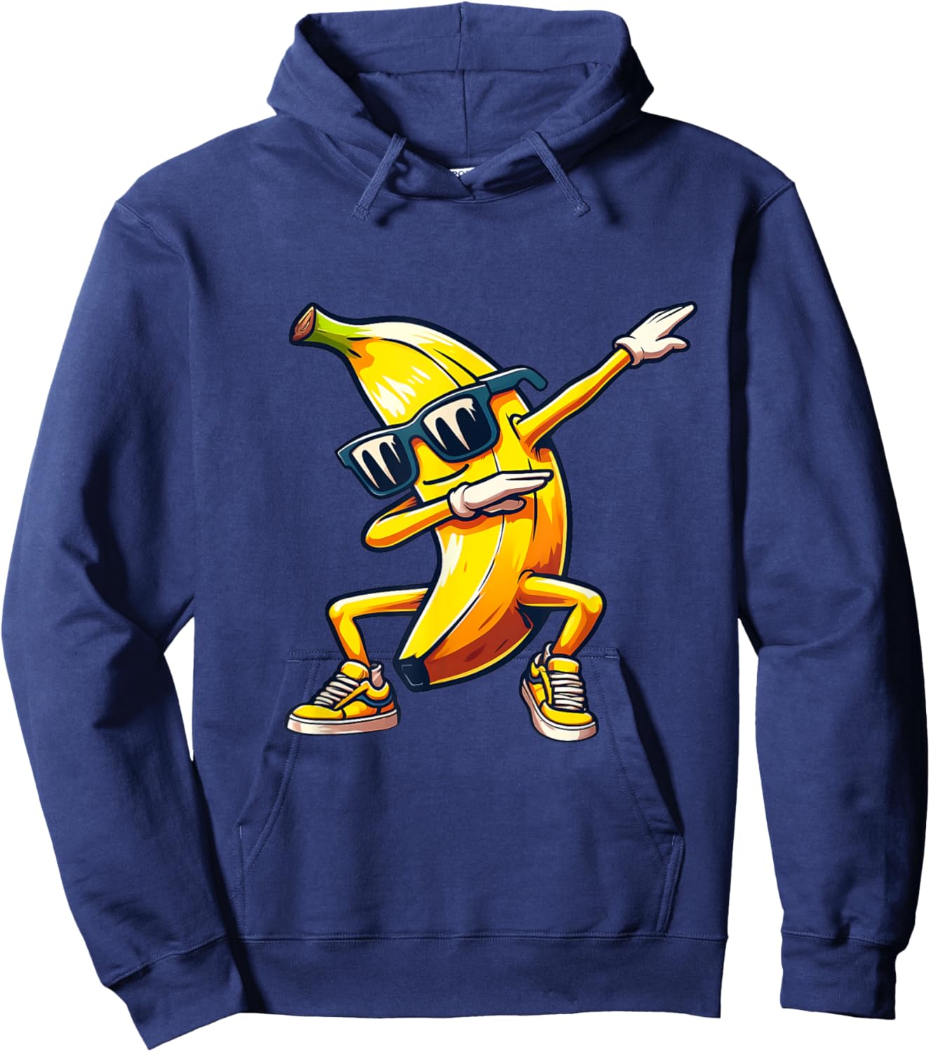 Dab Banana Dancing Dabbing Banana Fruit Meme Hoodie - Hoodie | Navy