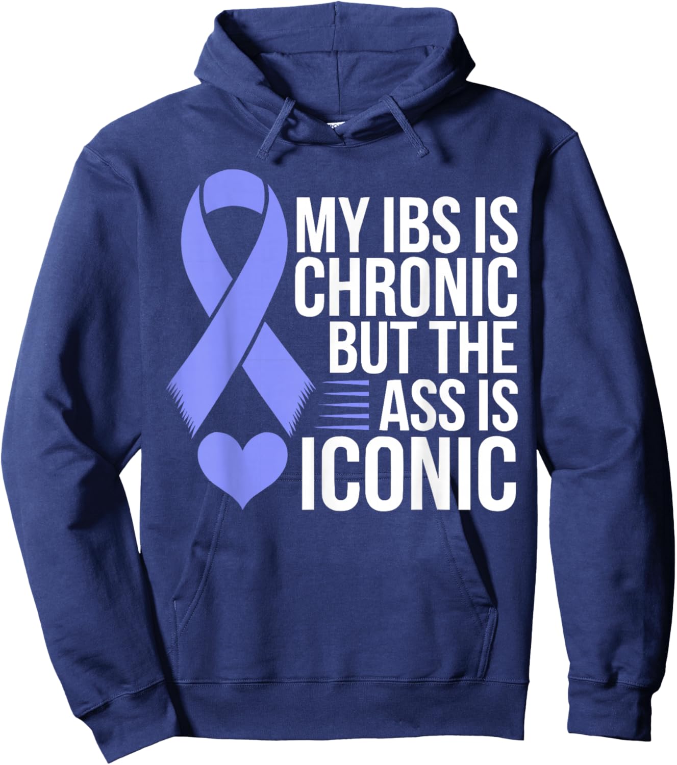 IBS Awareness Month Irritable Bowel Syndrome Hoodie - Hoodie | Navy