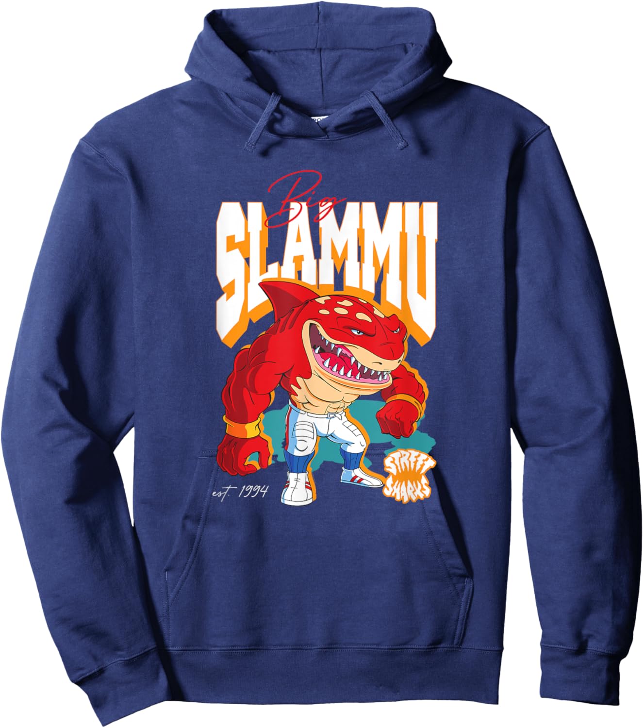 Street Sharks - Big Slammu Hoodie - Hoodie | Navy