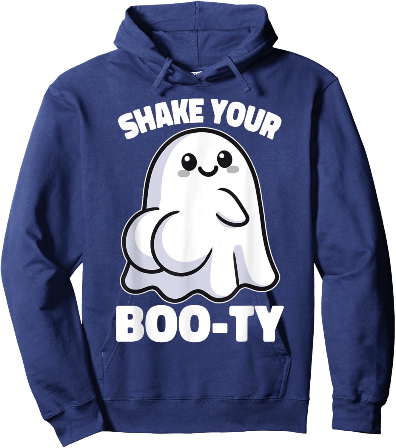 Shake Your Boo-Ty Halloween Fun Ghost Hoodie - Hoodie | Navy
