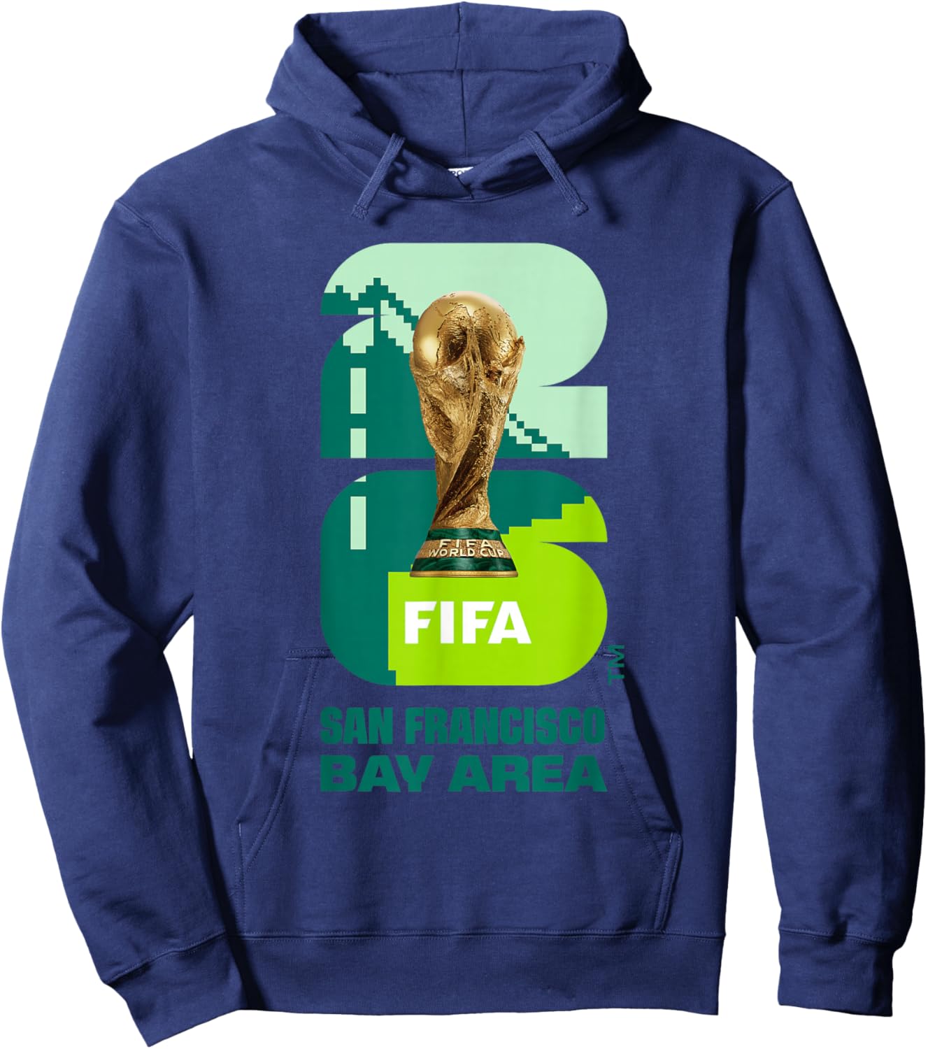 FIFA World CUP26 San Francisco Trophy Color Hoodie - Hoodie | Navy
