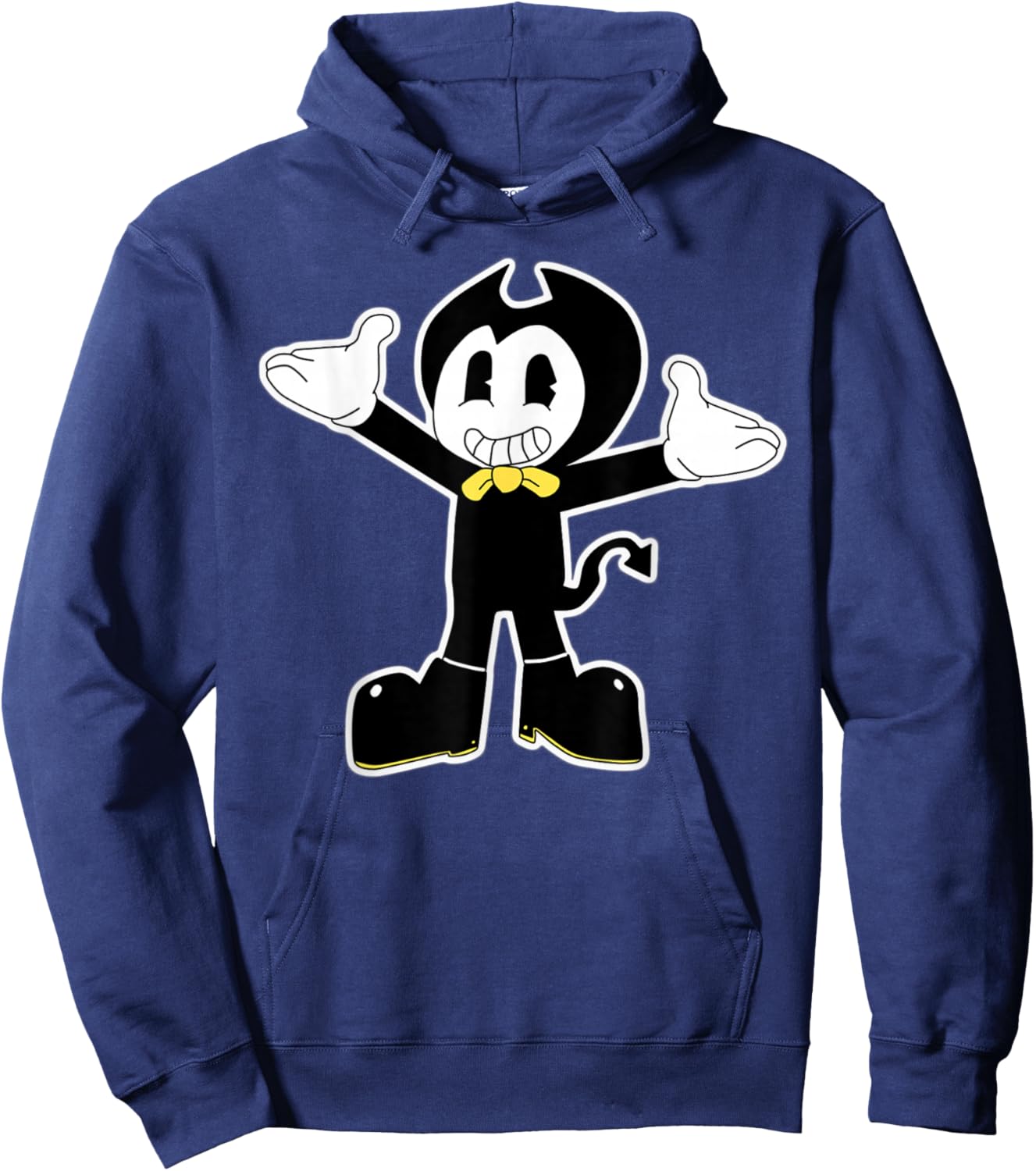 Bendy Little Devil Darlin Vintage Cartoon Hoodie - Hoodie | Navy