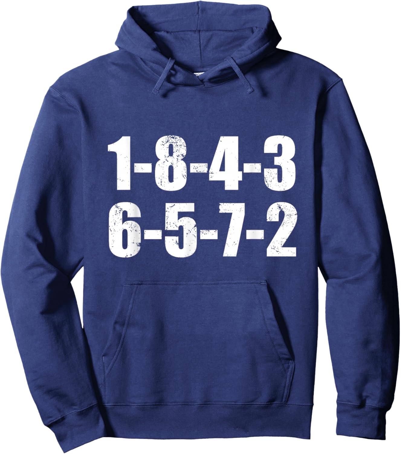 18436572 Funny Firing Order Small Block Engine Hoodie - Hoodie | Navy