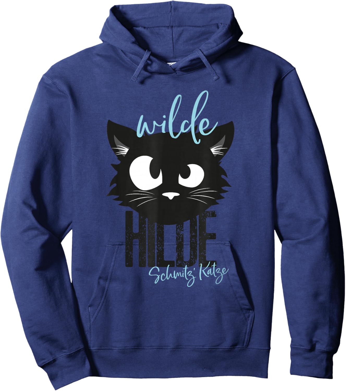 Ralf Schmitz - Wilde Hilde Katze Comedian Hoodie - Hoodie | Navy