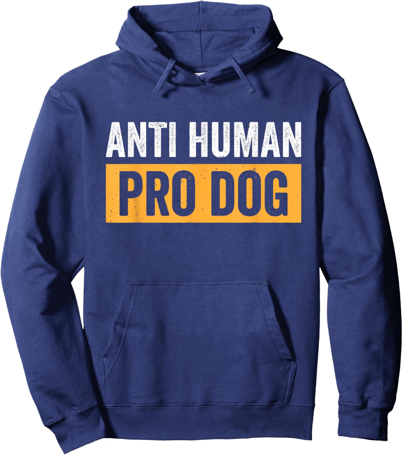 Anti Human Pro Dog Hoodie - Hoodie | Navy