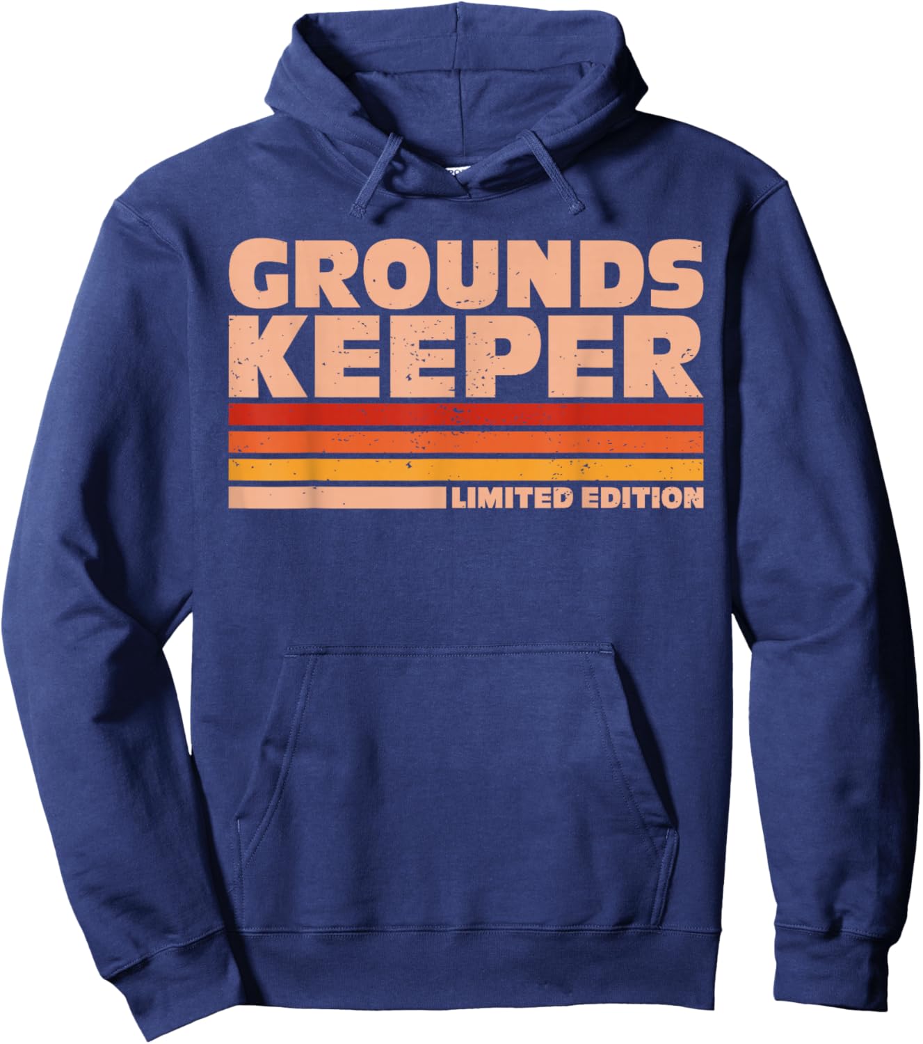 Groundskeeper Retro Sunrise Hoodie - Hoodie | Navy