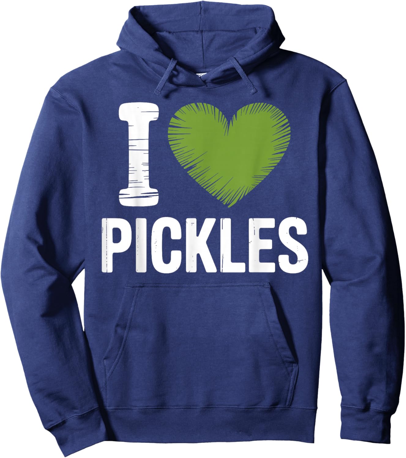 Funny Pickle Art Women Kids Dill Pickle Lover Hoodie - Hoodie | Navy
