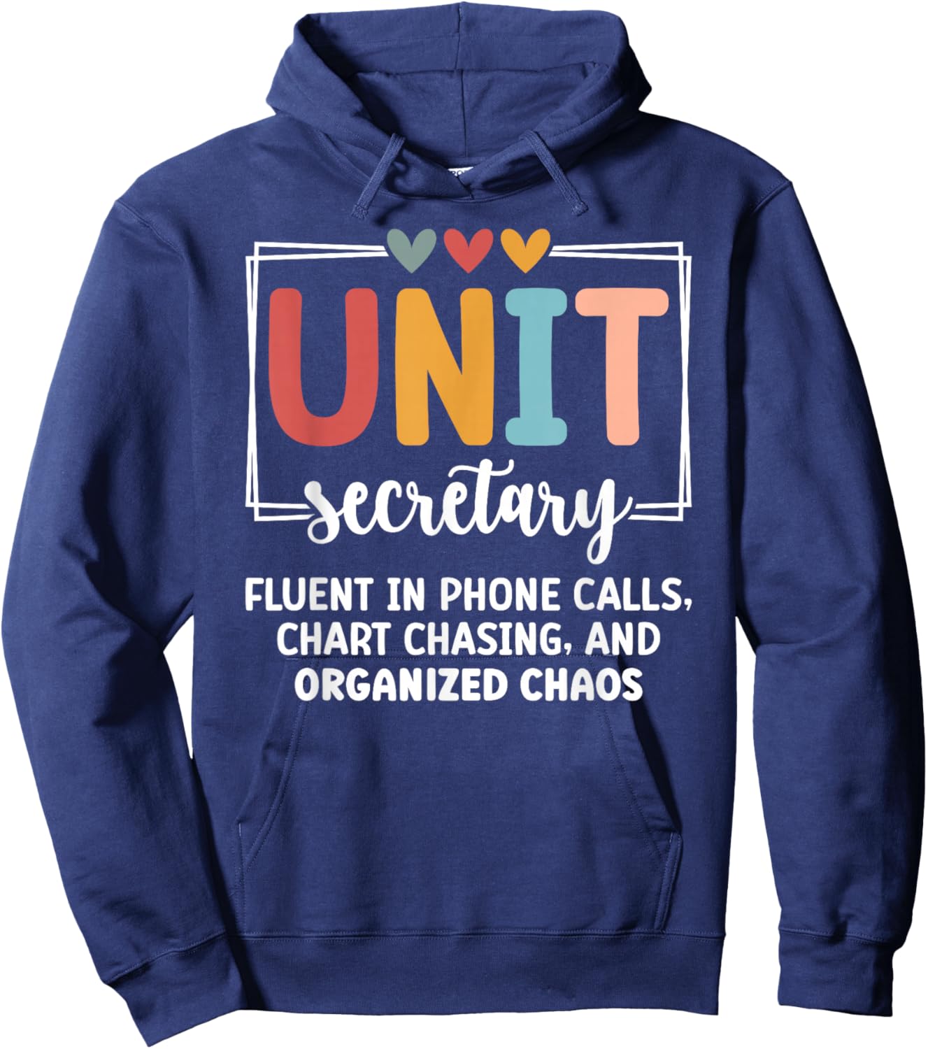 Unit Secretary Definition Unit Secretary Hoodie - Hoodie | Navy