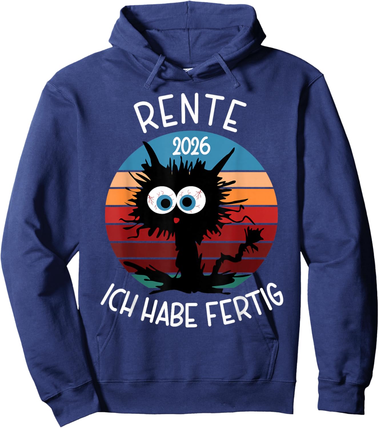 Rente 2026 Ich Habe Fertig Hoodie - Hoodie | Navy