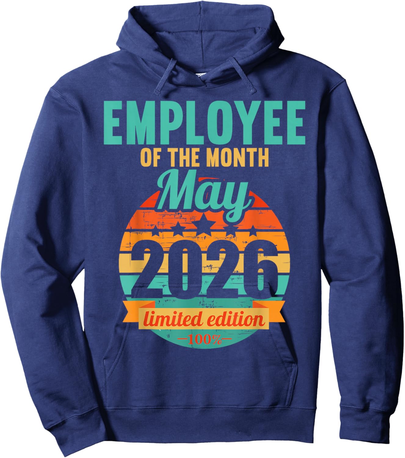 T-Shirt Hoodie - Hoodie | Navy