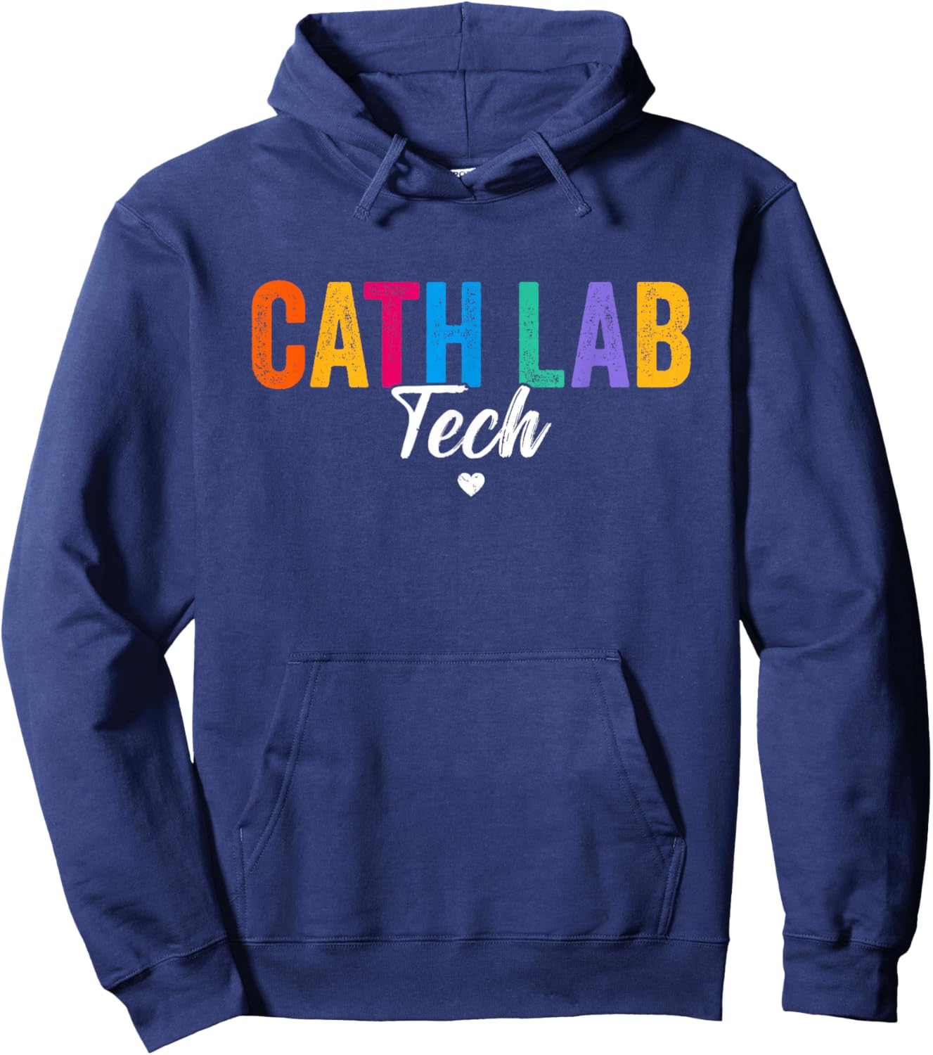 Cath Lab Tech Cath Lab Technician Design Men Hoodie - Hoodie | Navy