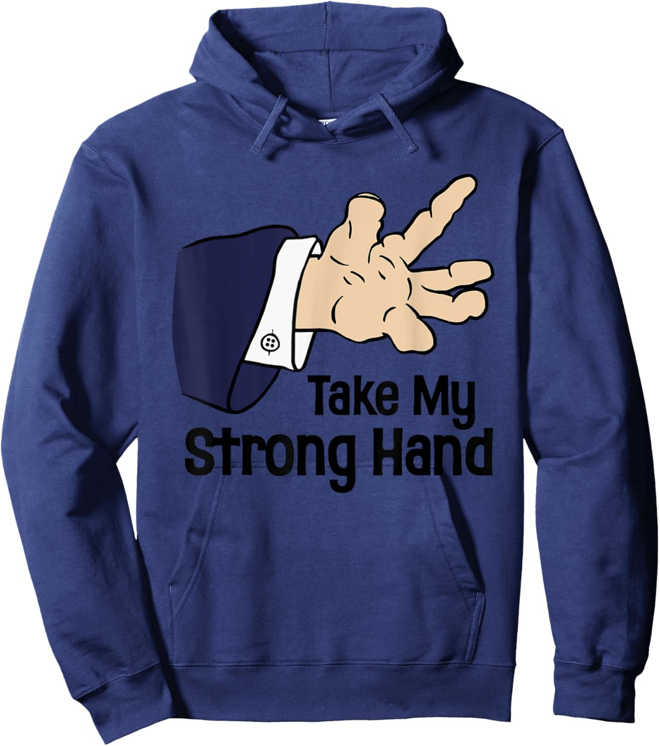 Funny Halloween Take My Strong Hand , Women Hoodie - Hoodie | Navy