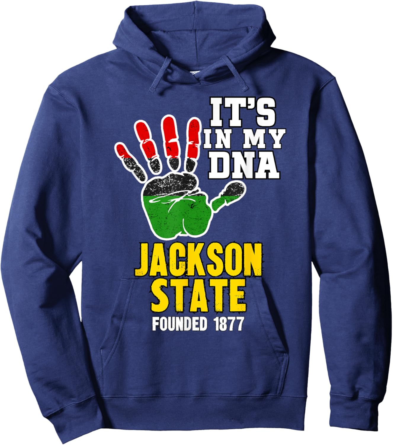 Jackson State, JSU, Souvenir HBC Design Hoodie - Hoodie | Navy