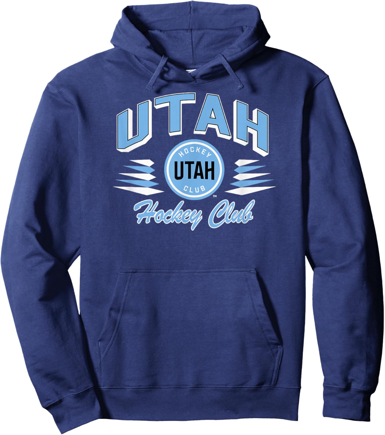 Utah Hockey Club Retro Diamond Dark Heather Hoodie - Hoodie | Navy
