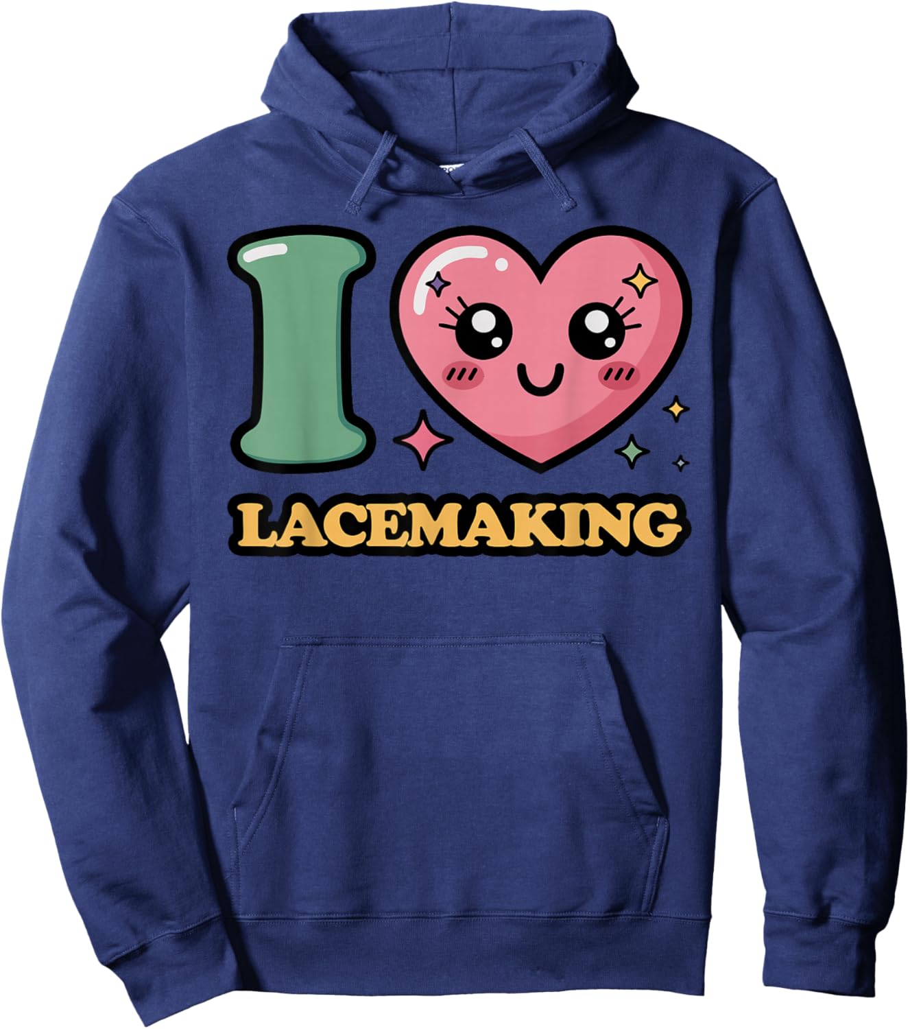 Ich Liebe Klöppeln Hoodie - Hoodie | Navy