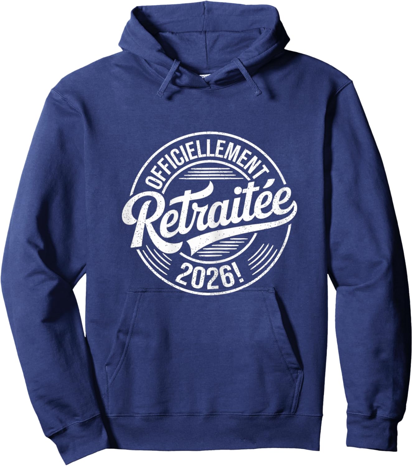 Vintage Officially Retired 2026 Women Hoodie - Hoodie | Navy