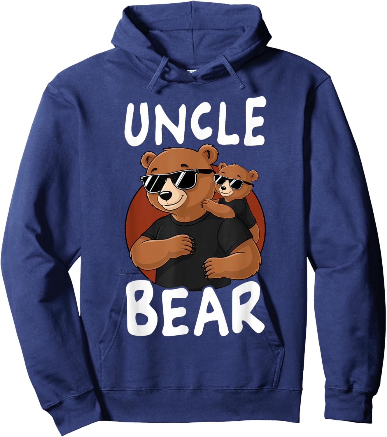 Cool Uncle Bear Family Bears Hoodie - Hoodie | Navy