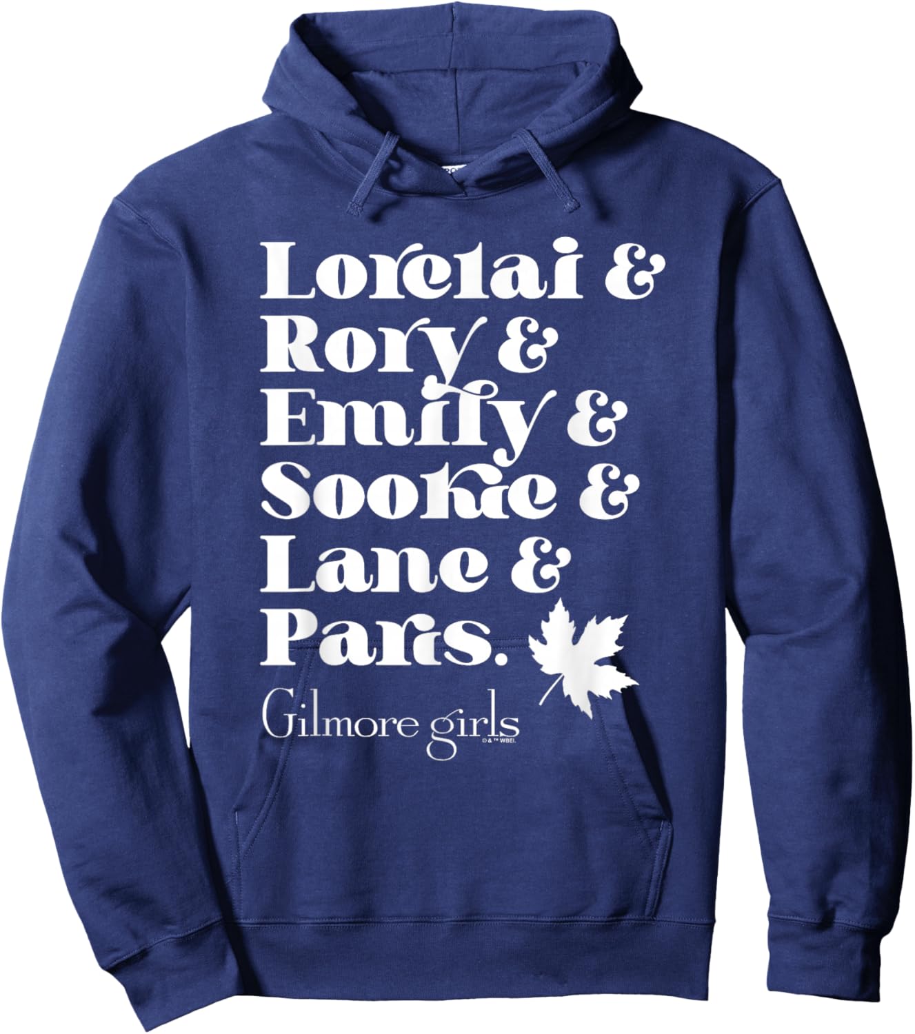 Gilmore Girls Name List Hoodie - Hoodie | Navy