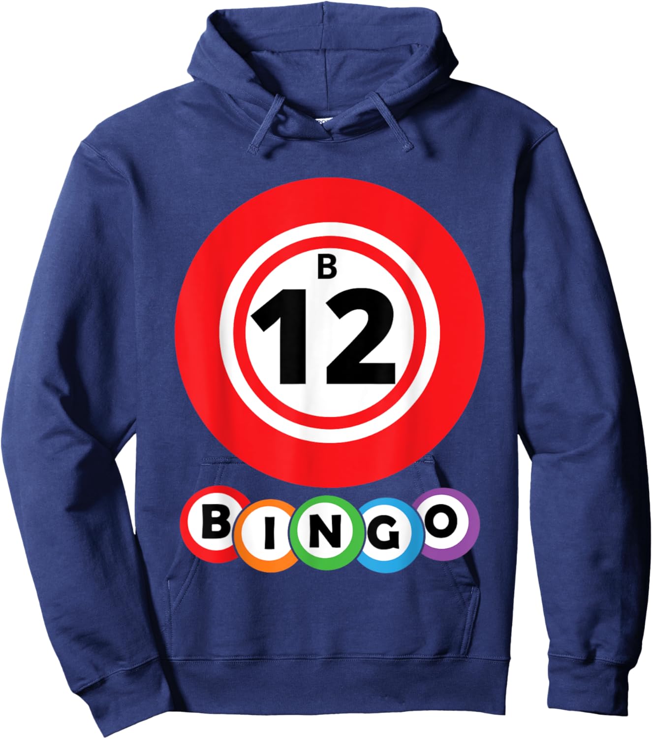 Lucky Bingo B12 Group Bingo Costume Hoodie - Hoodie | Navy